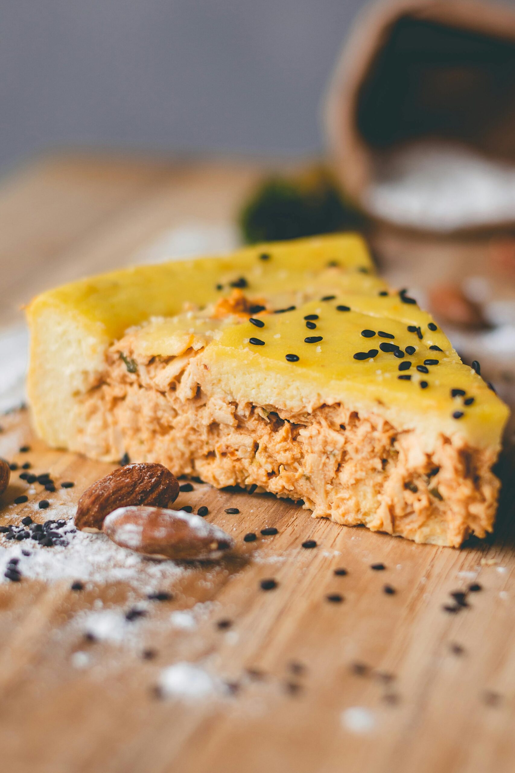 Baked Chicken Pastries with a creamy shredded chicken filling and a golden savory crust