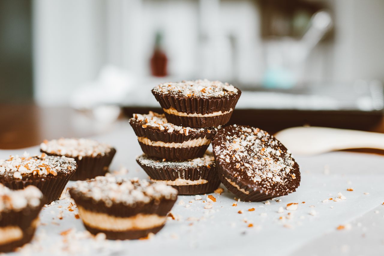 Chocolate peanut butter cups from no bake dessert recipes for beginners
