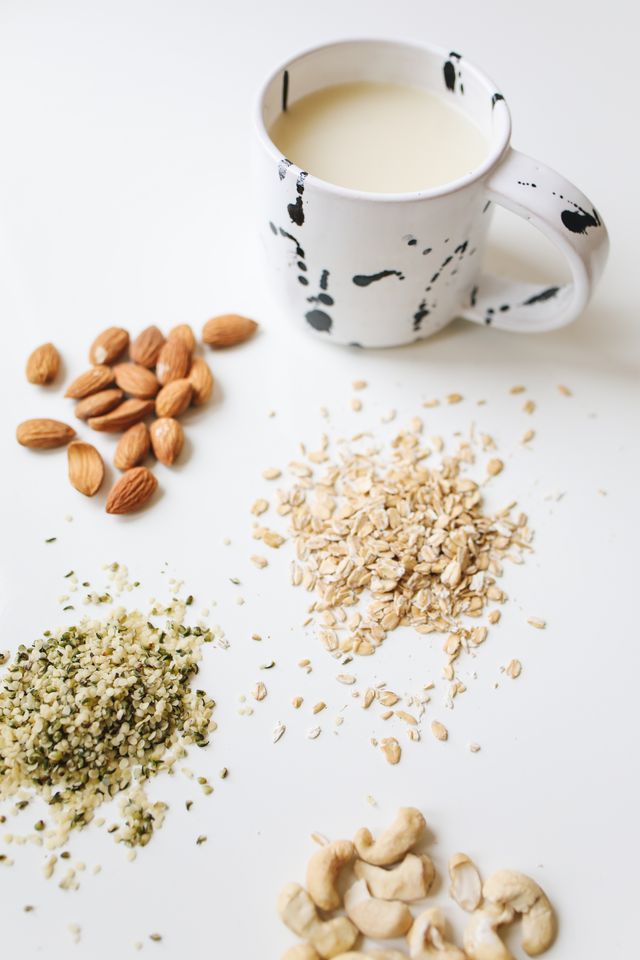 plant based milk oat soy